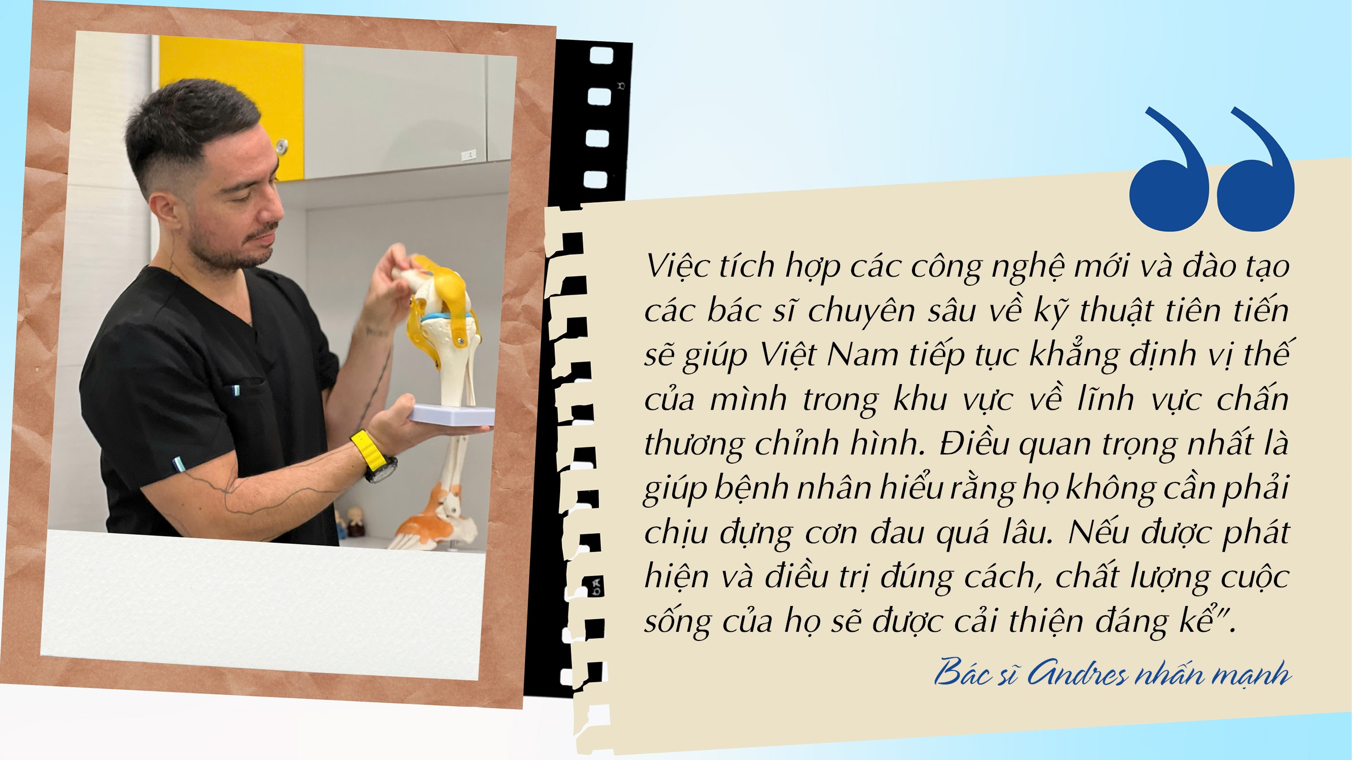 Bác sĩ AndresSosa: Gắn bó với Việt Nam “quê hương” thứ 2 Bác sĩ AndresSosa: Gắn bó với Việt Nam “quê hương” thứ 2