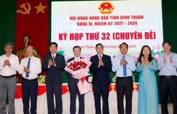 Ông Đỗ Hữu Huy được bầu giữ chức Chủ tịch UBND tỉnh Bình Thuận