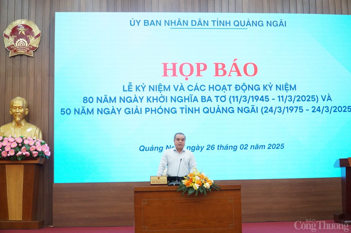 Ông Trần Hoàng Tuấn – Phó Chủ tịch Thường trực UBND tỉnh Quảng Ngãi Ông Trần Hoàng Tuấn – Phó Chủ tịch Thường trực UBND tỉnh Quảng Ngãi