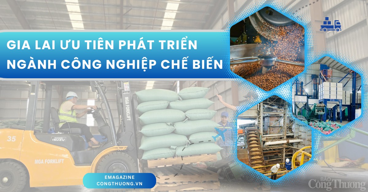Gia Lai ưu tiên phát triển ngành công nghiệp chế biến Gia Lai ưu tiên phát triển ngành công nghiệp chế biến
