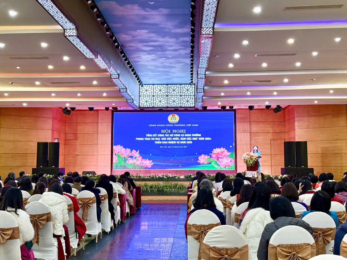 Hội nghị tổng kết, biểu dương khen thưởng phong trào thi đua 2 giỏi; Kỷ niệm 115 năm ngày Quốc tế Phụ nữ 8/3 nhằm đánh giá kết quả hoạt động phong trào thi đua “Giỏi việc nước - Đảm việc nhà” năm 2024 Hội nghị tổng kết, biểu dương khen thưởng phong trào thi đua 2 giỏi; Kỷ niệm 115 năm ngày Quốc tế Phụ nữ 8/3 nhằm đánh giá kết quả hoạt động phong trào thi đua “Giỏi việc nước - Đảm việc nhà” năm 2024