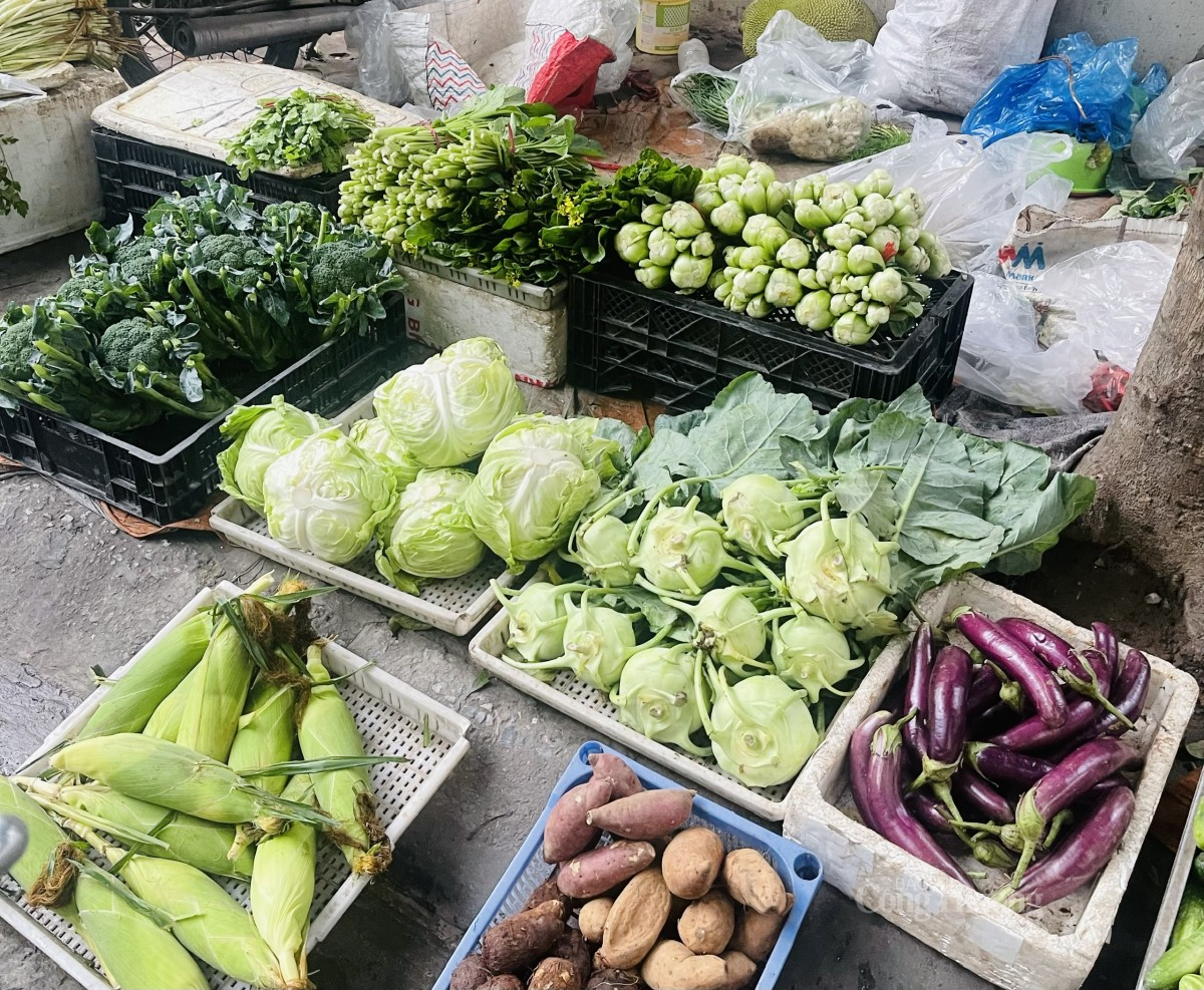 Các loại rau củ sẽ được ưu tiên hơn do để được lâu hơn. Ảnh: Nguyễn Thanh