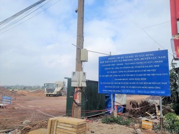 Bắc Giang: Dấu hiệu 'bán lúa non' tại dự án ngổn ngang bùn đất