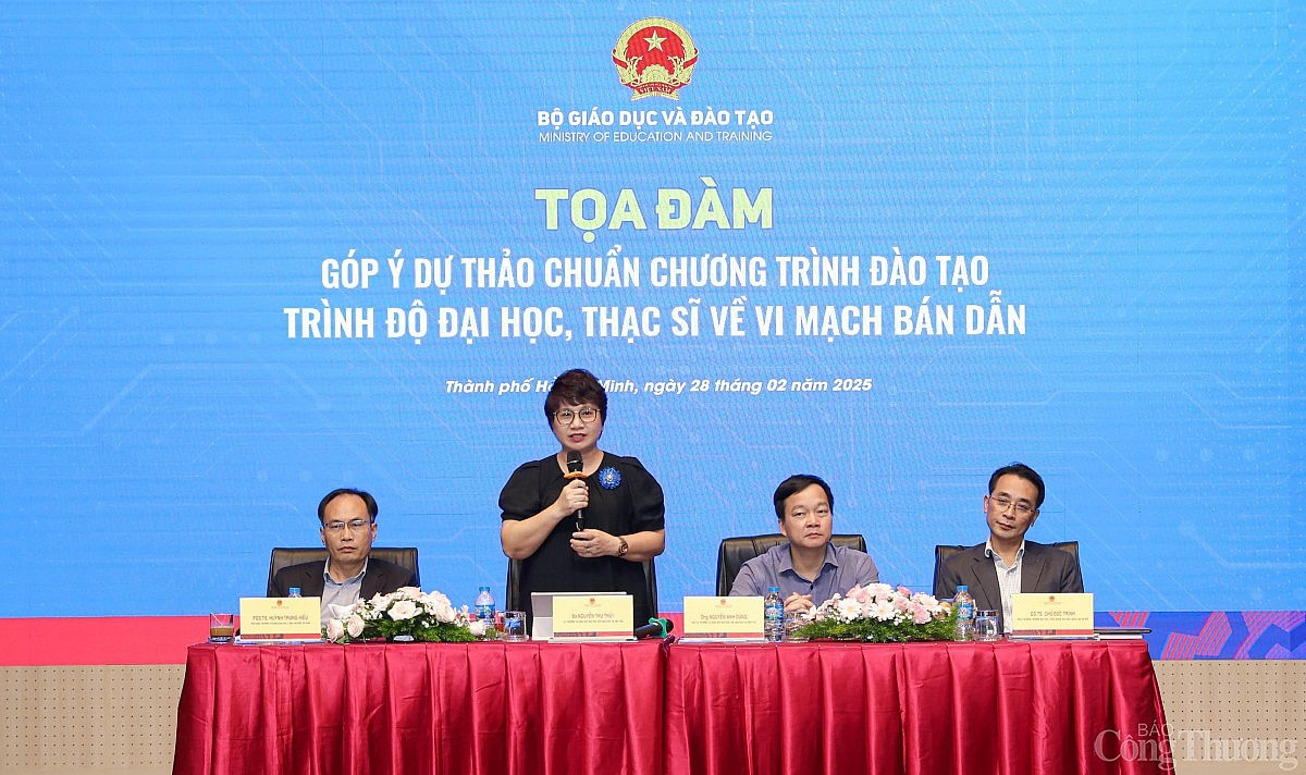 Thúc đẩy phát triển nguồn nhân lực vi mạch bán dẫn Thúc đẩy phát triển nguồn nhân lực vi mạch bán dẫn