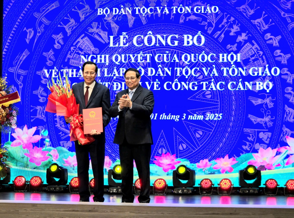 Thủ tướng Phạm Minh Chính: Bộ Dân tộc và Tôn giáo phải lan tỏa tinh thần đại đoàn kết Thủ tướng Phạm Minh Chính: Bộ Dân tộc và Tôn giáo phải lan tỏa tinh thần đại đoàn kết