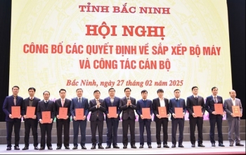 Nhân sự địa phương: Nhiều tỉnh công bố nhân sự hoạt động theo mô hình mới