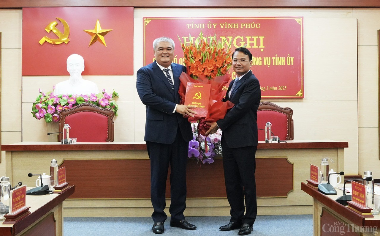 Vĩnh Phúc: Chỉ định Bí thư Thành ủy Phúc Yên Vĩnh Phúc: Chỉ định Bí thư Thành ủy Phúc Yên
