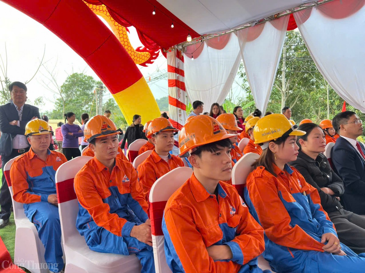 Chùm ảnh khởi công thi công dự án đường dây 500kV Lào Cai- Vĩnh Yên