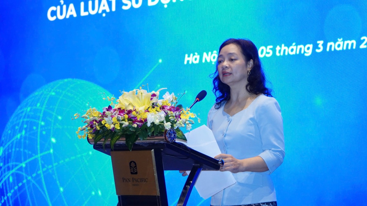 Bà Nguyễn Thị Lâm Giang- Cục trưởng Cục Đổi mới sáng tạo, Chuyển đổi xanh và Khuyến công