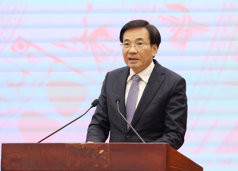 Bộ trưởng, Chủ nhiệm VPCP Trần Văn Sơn thông tin về tình hình KTXH tháng 2 và 2 tháng đầu năm 2025 - Ảnh: VGP/Nhật Bắc Bộ trưởng, Chủ nhiệm VPCP Trần Văn Sơn thông tin về tình hình KTXH tháng 2 và 2 tháng đầu năm 2025 - Ảnh: VGP/Nhật Bắc