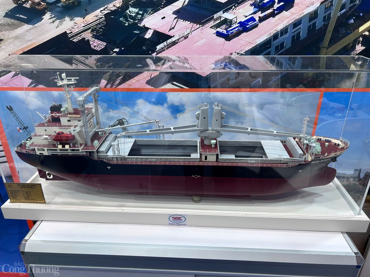 Con tàu ASIAN INFINITY (IMO: 9409699) của tổng công ty Saigon Shipmarin SBIC là tàu chở hàng tổng hợp và đang đi dưới cờ Panama . Tổng chiều dài (LOA) của tàu là 104,37 mét và chiều rộng là 17 mét.