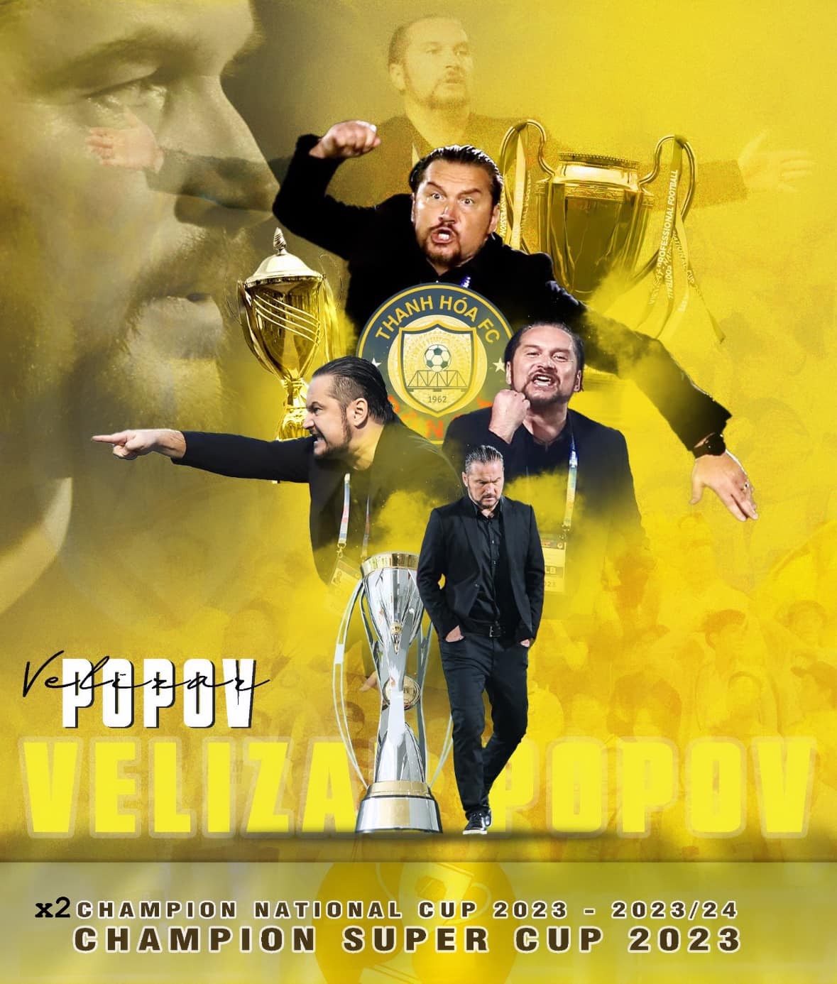 HLV Velizar Popov nói lời chia tay CLB Đông Á Thanh Hóa