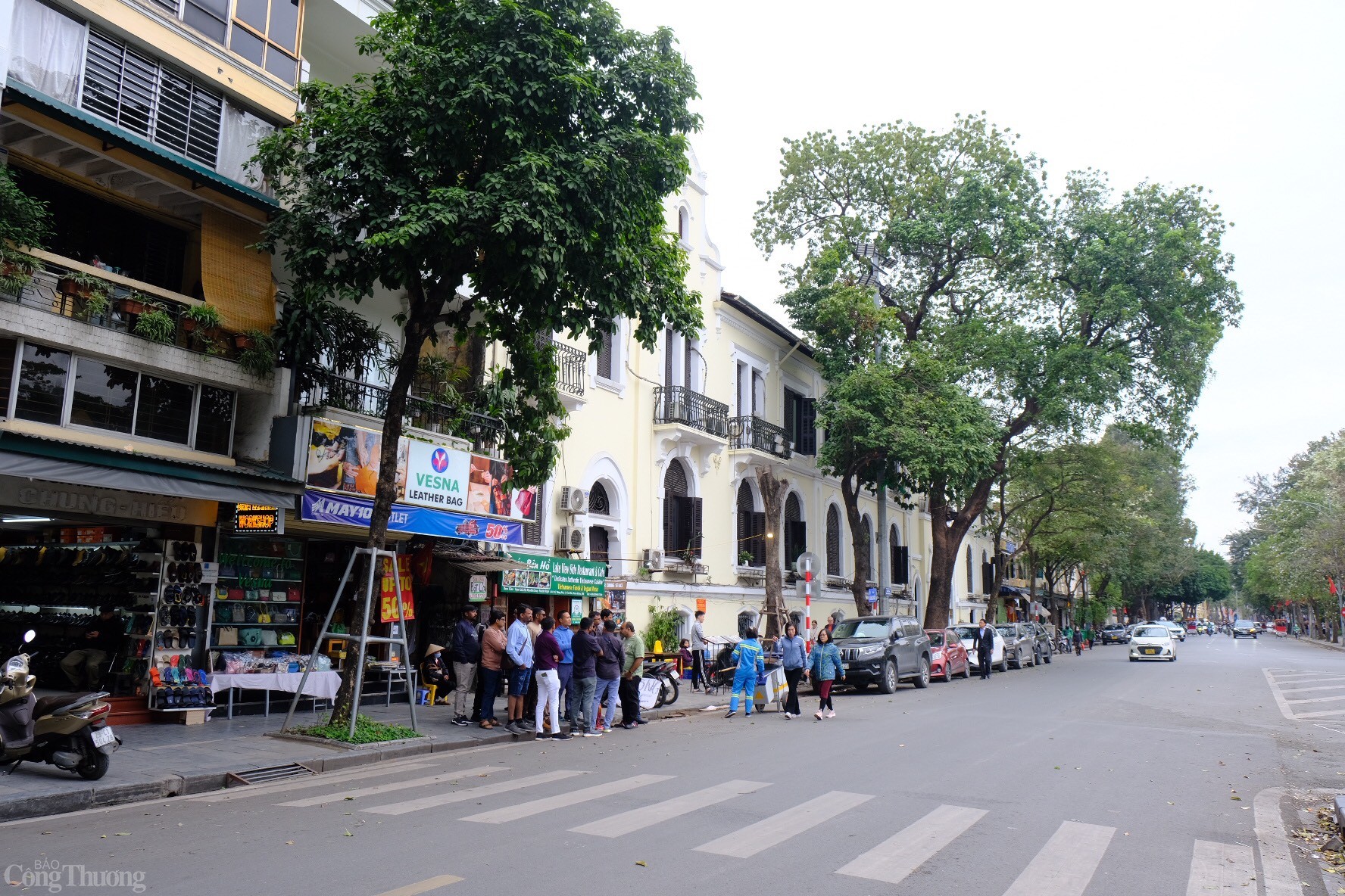 Theo phạm vi, dự án được nghiên cứu từ khu vực phố Trần Nguyên Hãn đến khu vực trụ sở của Sở Văn hóa và Thể thao Hà Nội ở phố Hàng Dầu. Ảnh: Lê An