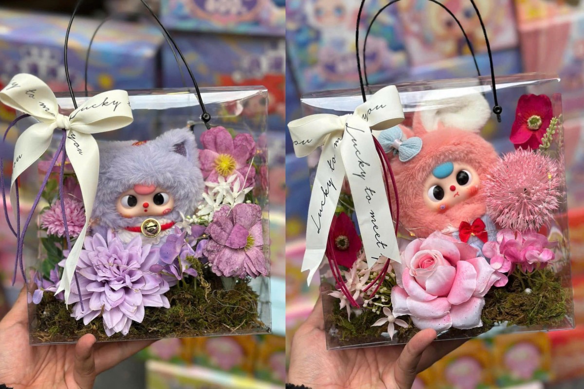 Các set hộp hoa mix Baby Tree đa dạng mẫu mã, thu hút giới trẻ. Ảnh: Huyền Trang Các set hộp hoa mix Baby Tree đa dạng mẫu mã, thu hút giới trẻ. Ảnh: Huyền Trang