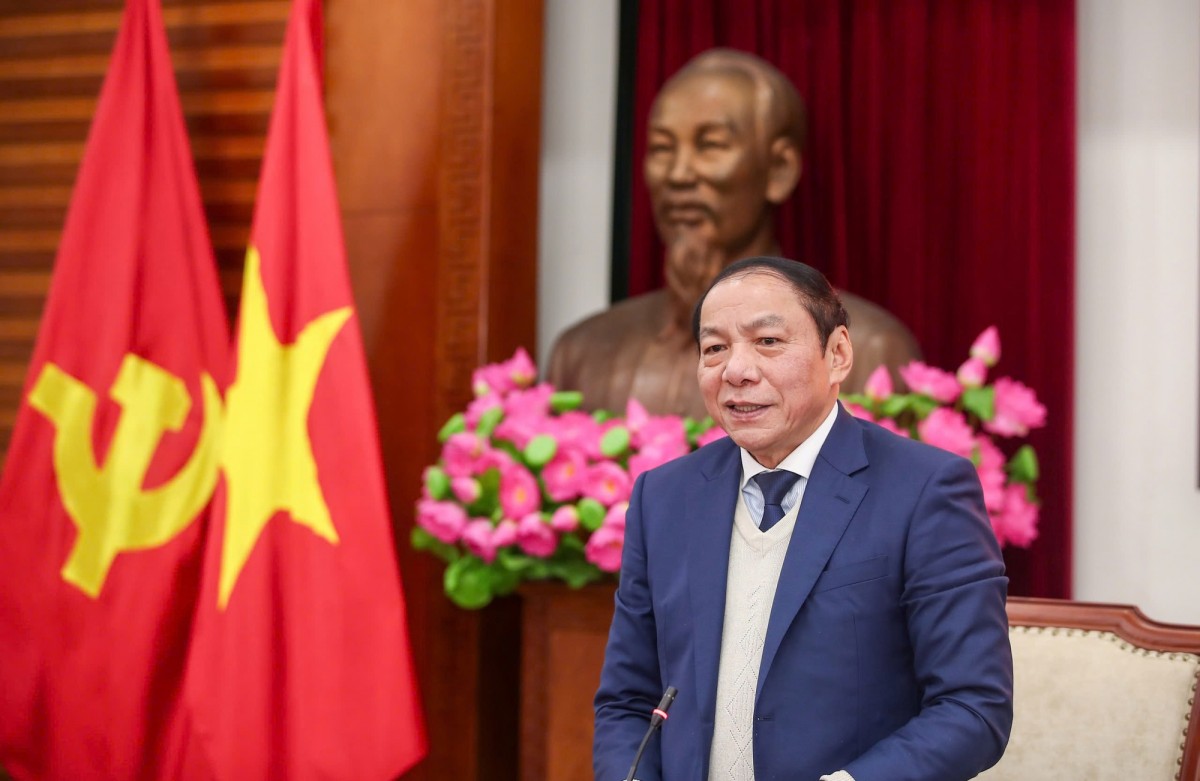 Bộ trưởng Bộ Văn hoá Thể thao và Du lịch Nguyễn Văn Hùng. Ảnh: Bộ VHTT&DL
