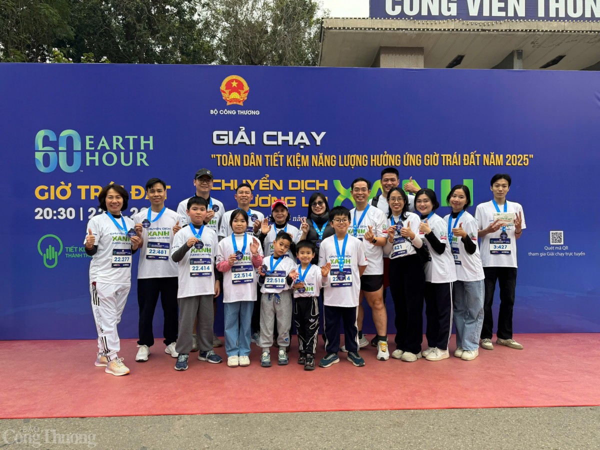 Cán bộ EVN giành giải Nhất chạy hưởng ứng Giờ Trái đất Cán bộ EVN giành giải Nhất chạy hưởng ứng Giờ Trái đất