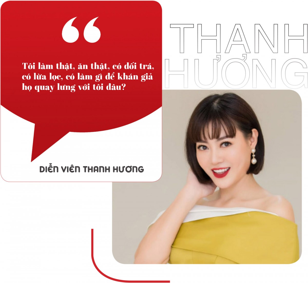 Diễn viên Thanh Hương: Góc khuất nghề và ám ảnh Diễn viên Thanh Hương: Góc khuất nghề và ám ảnh