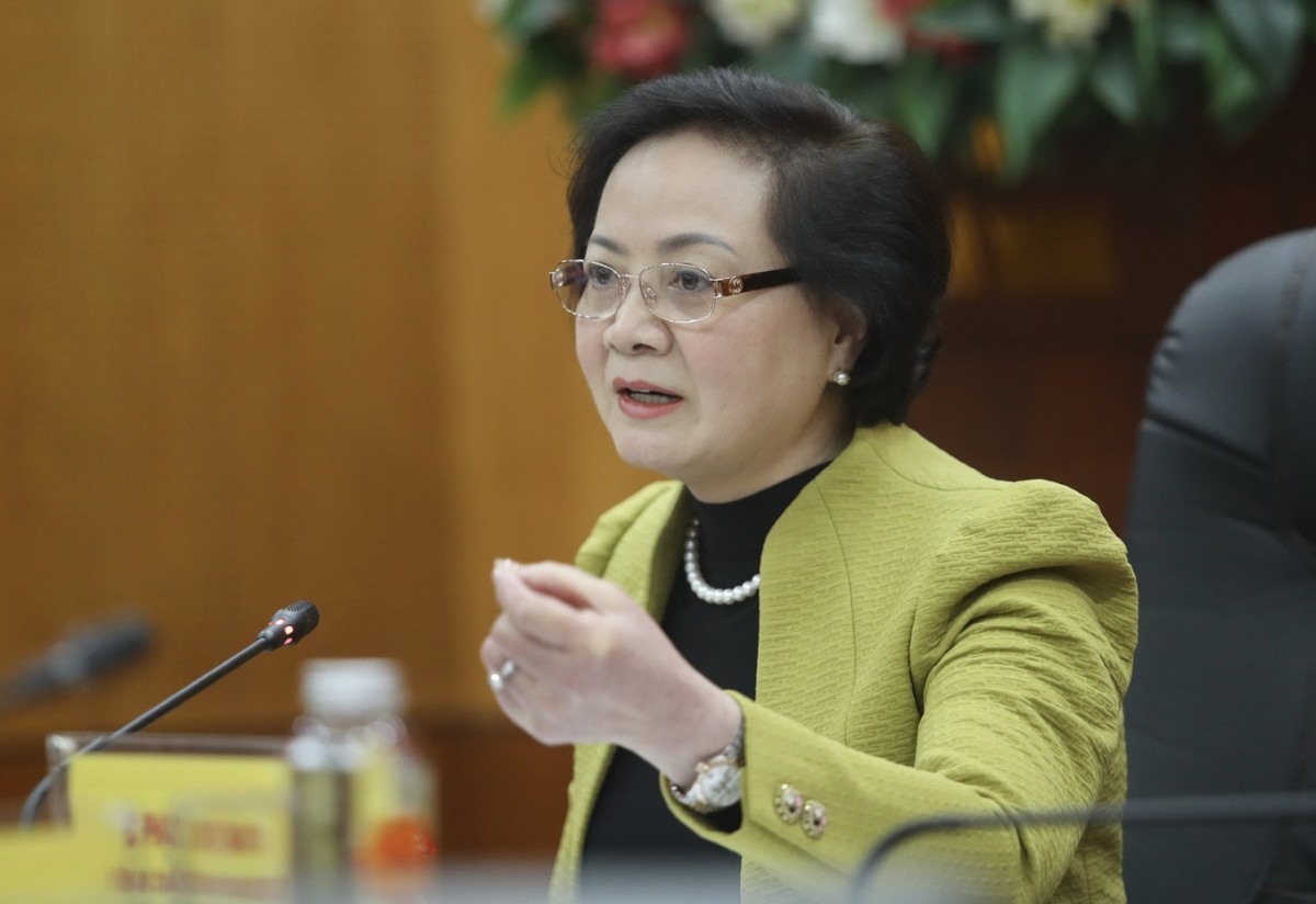 Bộ trưởng Phạm Thị Thanh Trà giữ chức Bí Thư Đảng ủy Bộ Nội vụ. Ảnh: Dân Trí