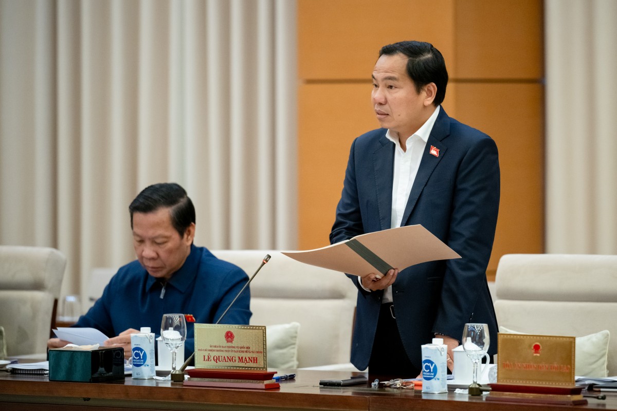 Phó Chủ tịch Thường trực Ủy ban Kinh tế và Tài chính Lê Quang Mạnh Phó Chủ tịch Thường trực Ủy ban Kinh tế và Tài chính Lê Quang Mạnh