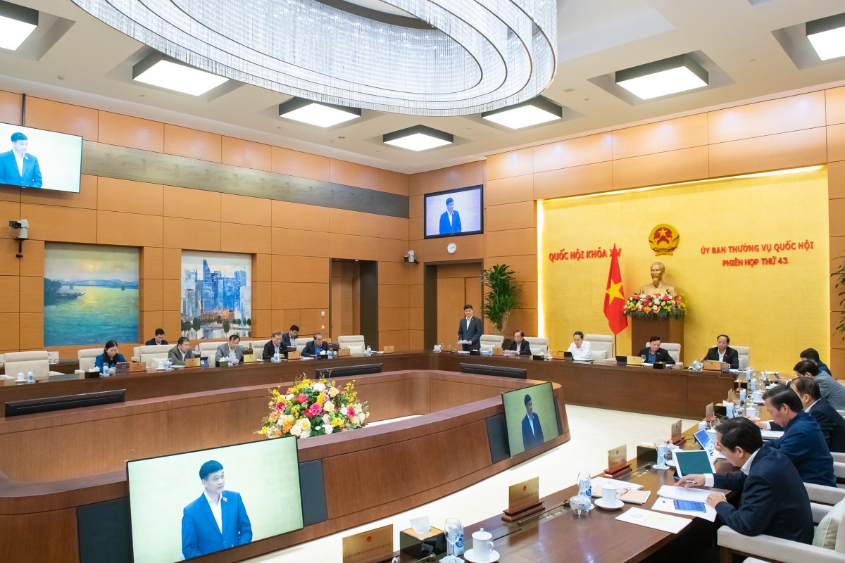 Ủy ban Thường vụ Quốc hội cho ý kiến về việc giải trình, tiếp thu, chỉnh lý dự thảo Luật Thuế tiêu thụ đặc biệt (sửa đổi) Ủy ban Thường vụ Quốc hội cho ý kiến về việc giải trình, tiếp thu, chỉnh lý dự thảo Luật Thuế tiêu thụ đặc biệt (sửa đổi)