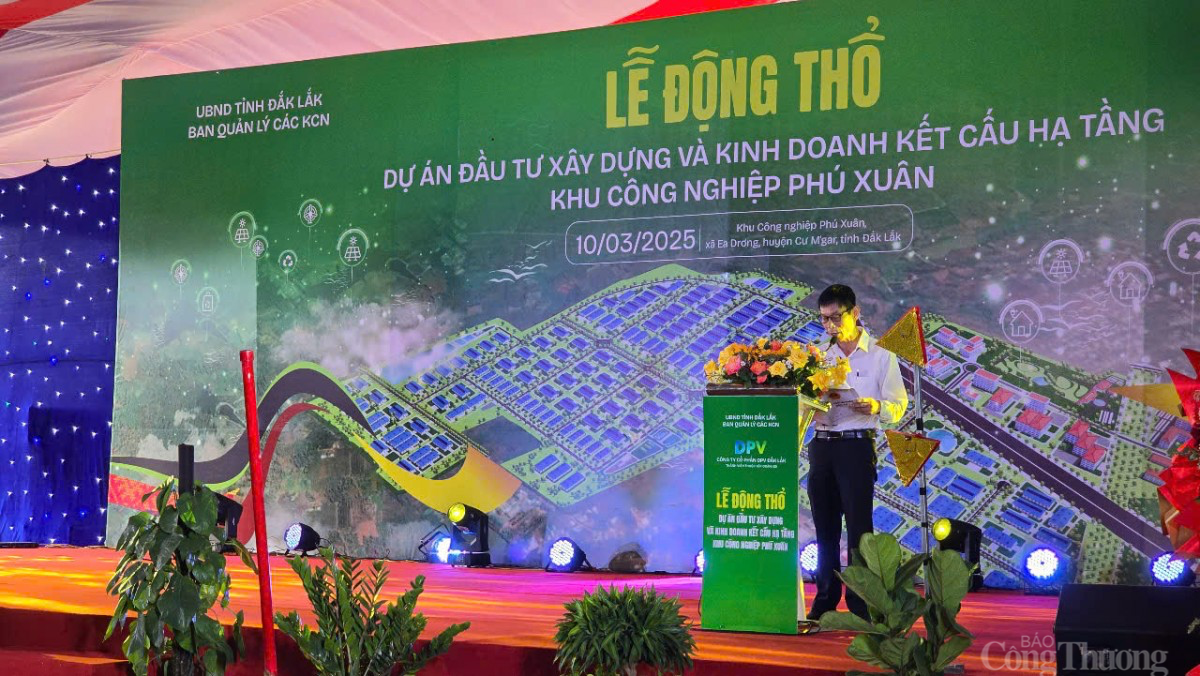 Động thổ khu công nghiệp rộng hơn 313ha ở Đắk Lắk Động thổ khu công nghiệp rộng hơn 313ha ở Đắk Lắk