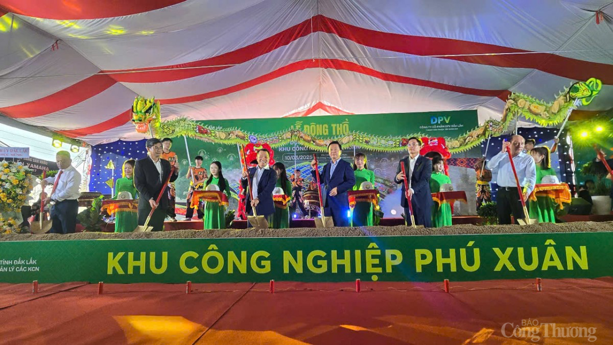 Động thổ khu công nghiệp rộng hơn 313ha ở Đắk Lắk Động thổ khu công nghiệp rộng hơn 313ha ở Đắk Lắk