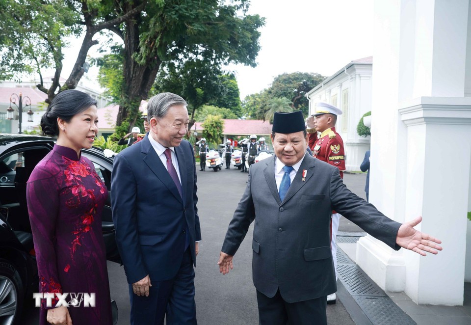 Tổng Bí thư Tô Lâm chính thức thăm cấp Nhà nước Cộng hoà Indonesia