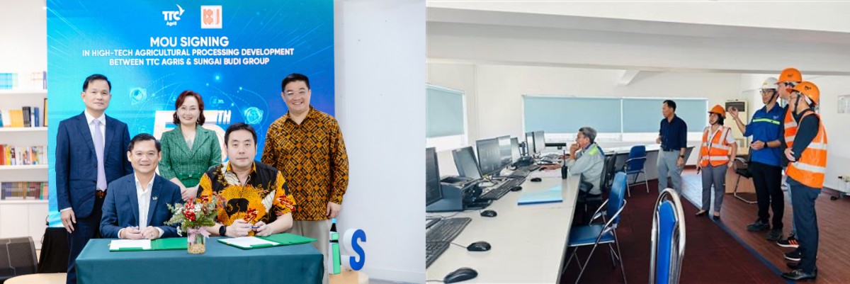 Lễ ký kết hợp tác giữa TTC AgriS và Tập đoàn Sungai Budi Lễ ký kết hợp tác giữa TTC AgriS và Tập đoàn Sungai Budi
