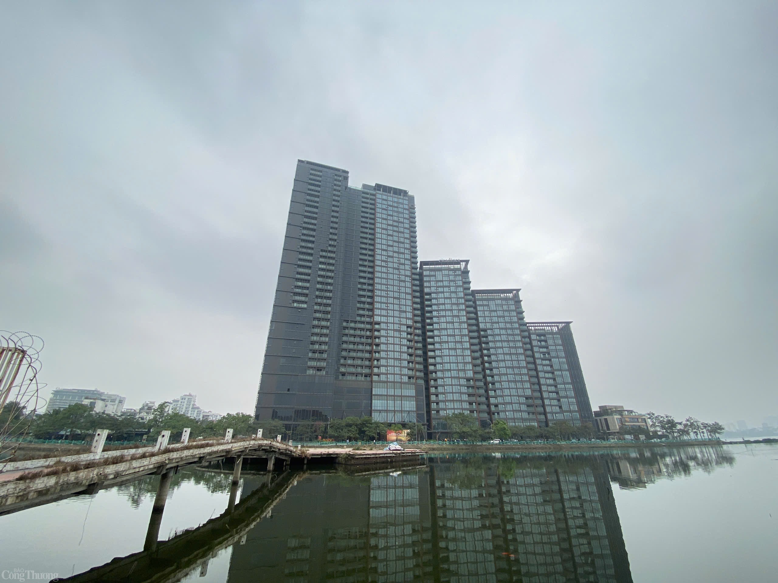 Hiện trạng hồ Đầm Trị.