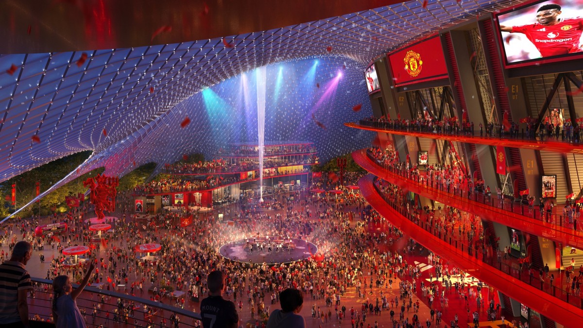 Phối cảnh sân vận động mới của CLB Manchester United