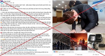 Cảnh giác loạt fanpage tung tin thảm họa để bán hàng giả