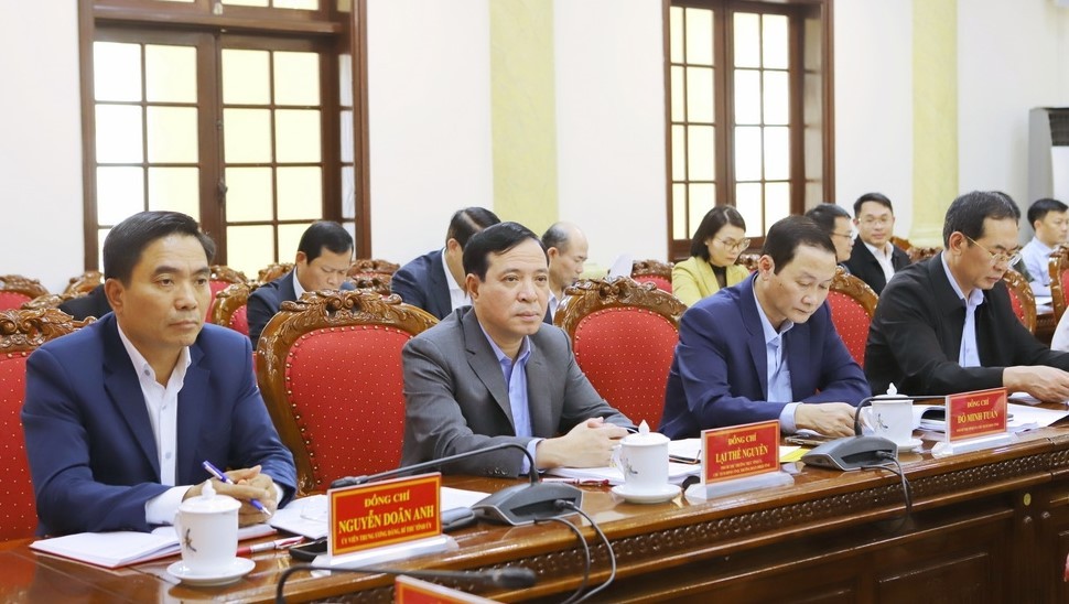 đoàn kiểm tra bộ chính trị làm việc tại tỉnh thanh hóa