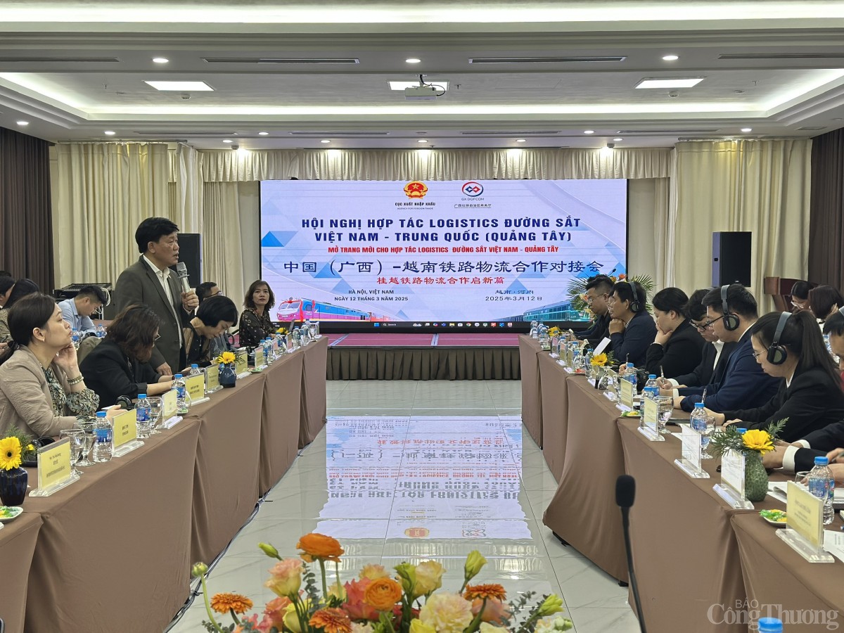 Hội nghị Hợp tác logistics đường sắt Việt Nam - Trung Quốc (Quảng Tây).