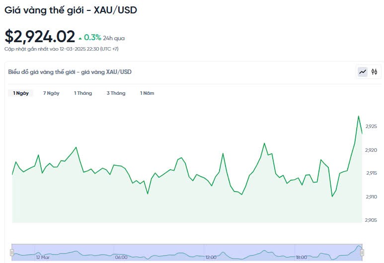 Giá vàng hôm nay 13/03/2025: Giá vàng hôm nay 13/03/2025: