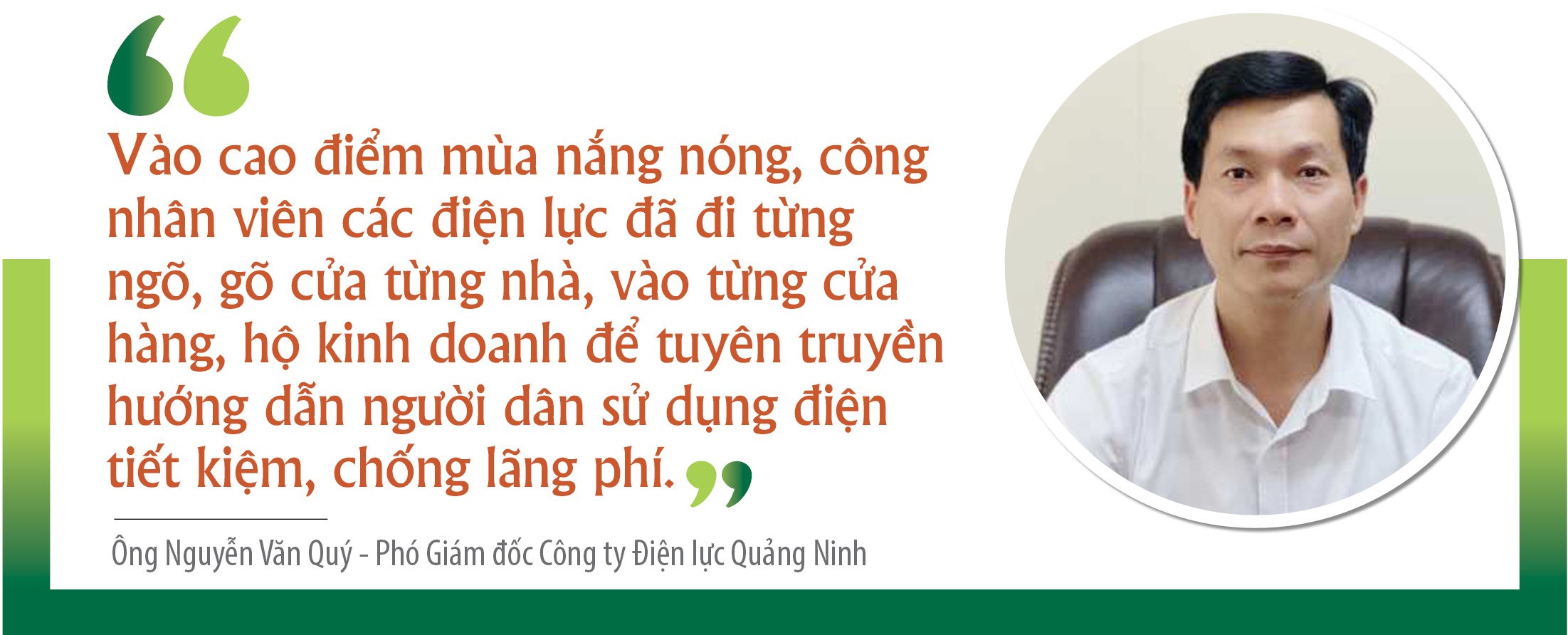 Chuyển dịch xanh cho tương lai xanh!