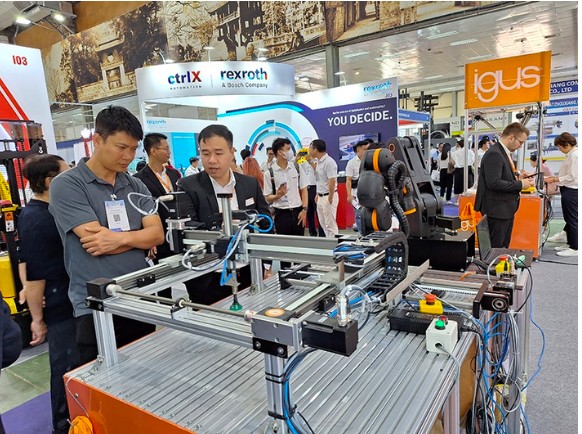 Chương trình cấp quốc gia về xúc tiến thương mại hỗ trợ nhiều doanh nghiệp cơ khí giới thiệu sản phẩm, trực tiếp trao đổi với với đối tác