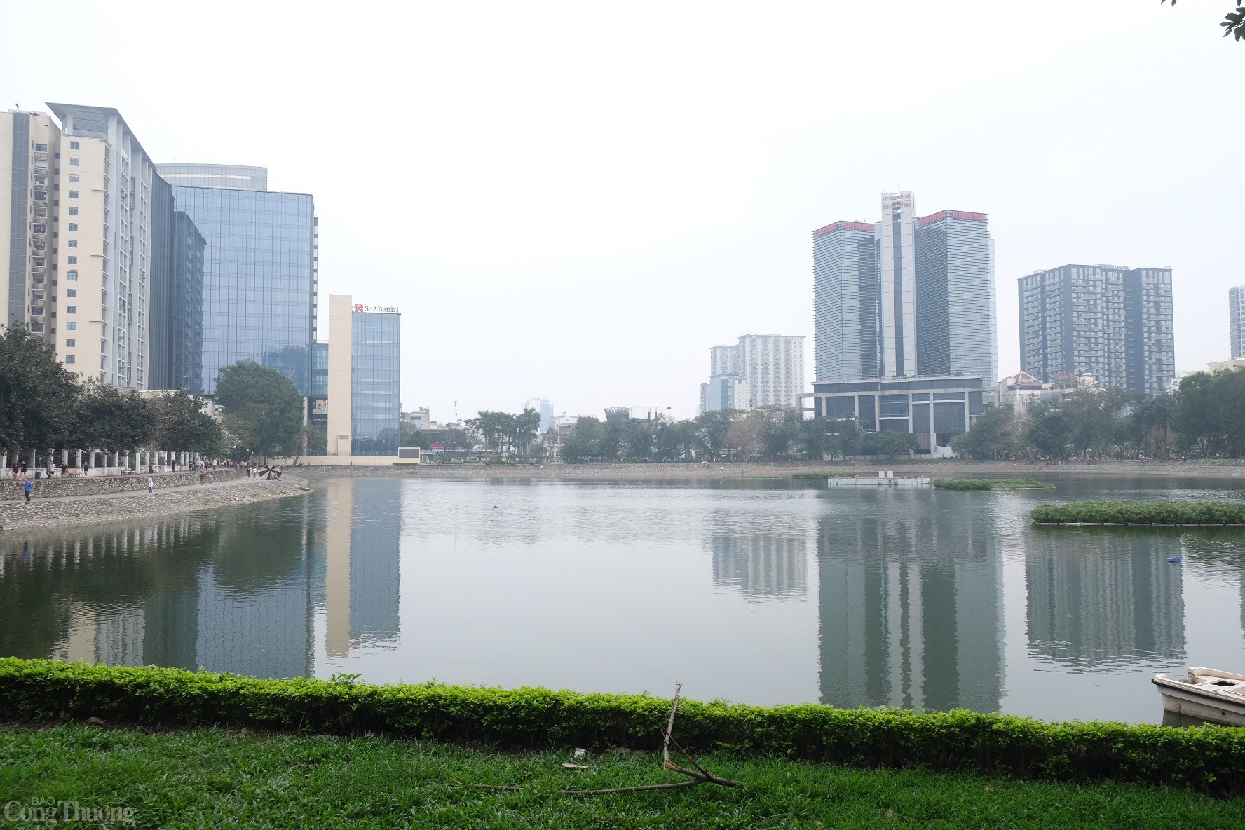 Hồ Thành Công cũng nằm trong kế hoạch cải tạo, kết nối với vườn hoa, cây xanh. 
