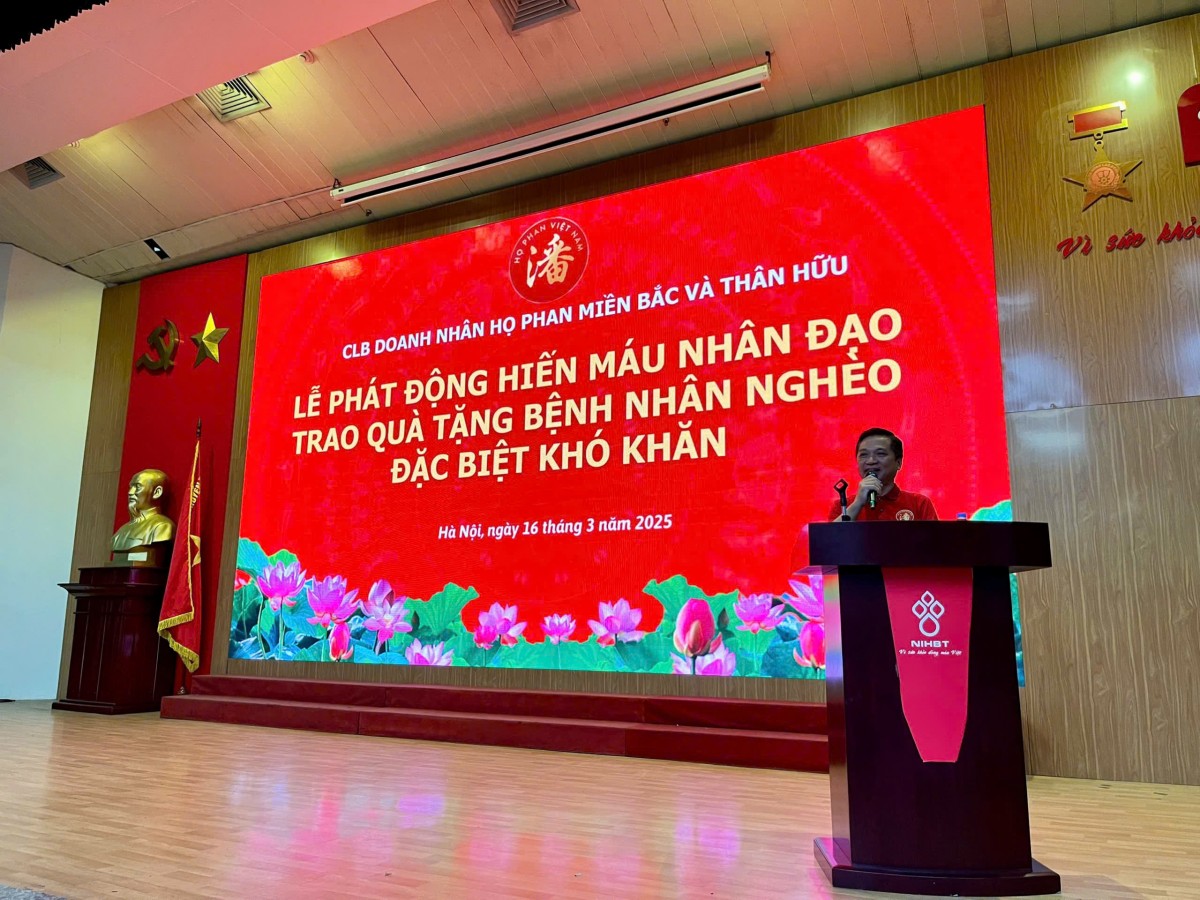 Chung tay hiến máu - trao yêu thương đến bệnh nhân khó khăn