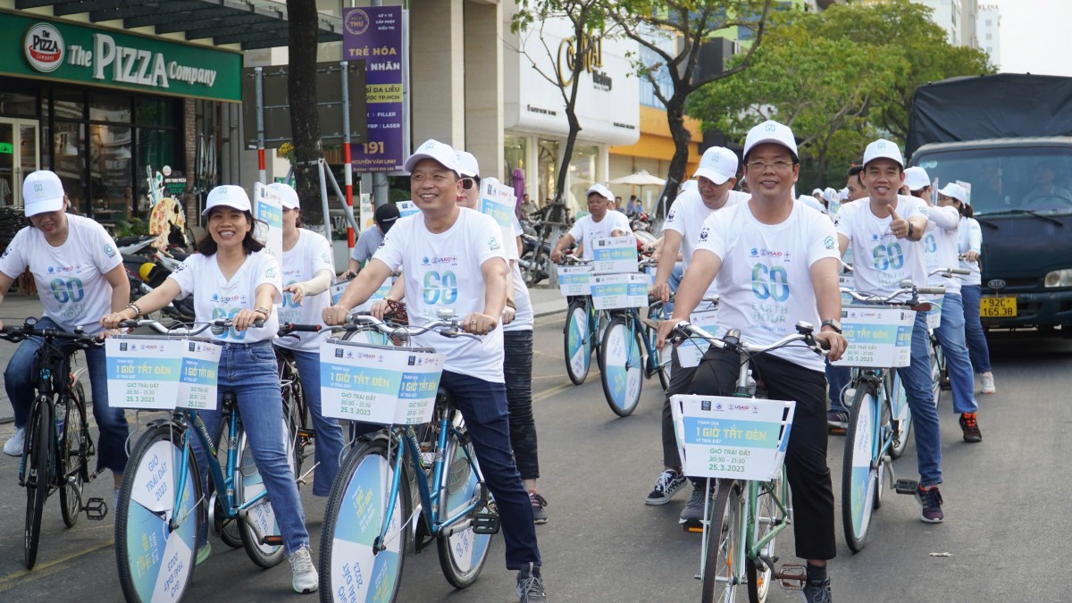 Thành phố Đà Nẵng sẽ mitting, diễu hành đạp xe tuyên truyền hưởng ứng Giờ Trái Đất năm 2025