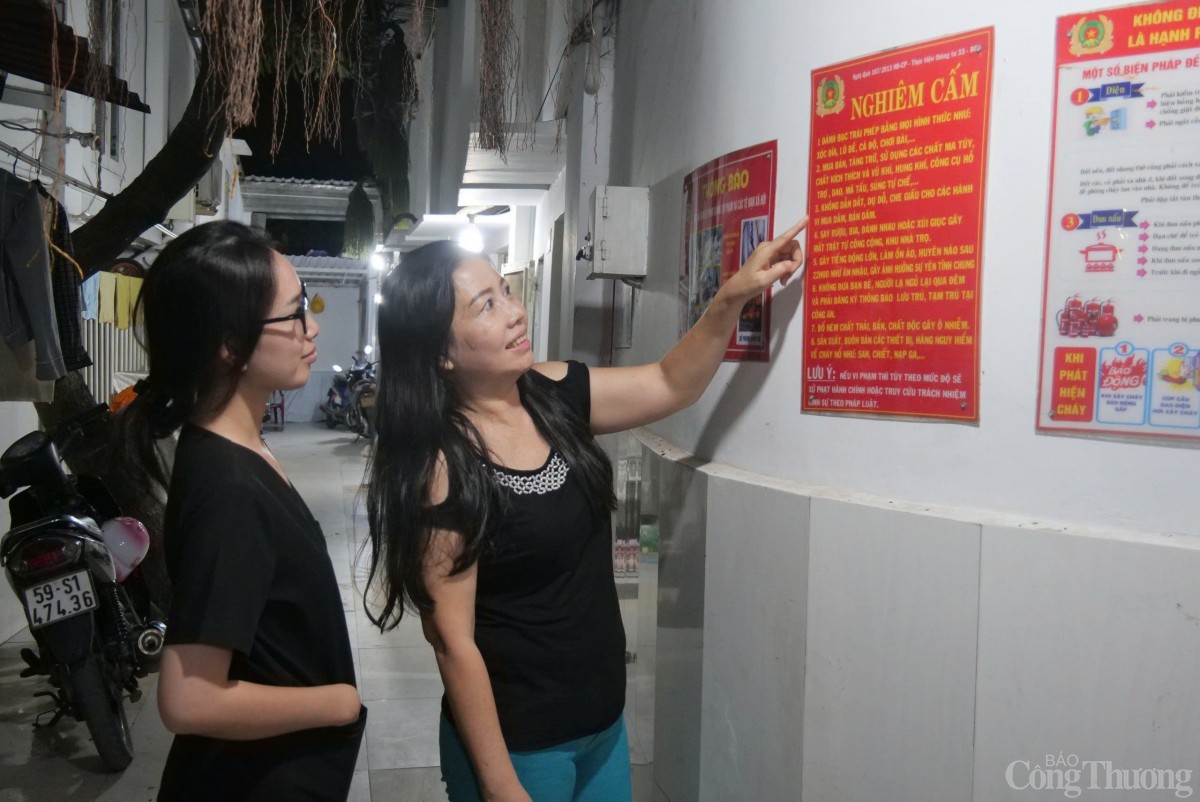 Các chủ nhà trọ tại Hà Nội đang gấp rút thực hiện yêu cầu an toàn PCCC trước thời hạn 30/3/2025. Ảnh: Huyền Trang Các chủ nhà trọ tại Hà Nội đang gấp rút thực hiện yêu cầu an toàn PCCC trước thời hạn 30/3/2025. Ảnh: Huyền Trang