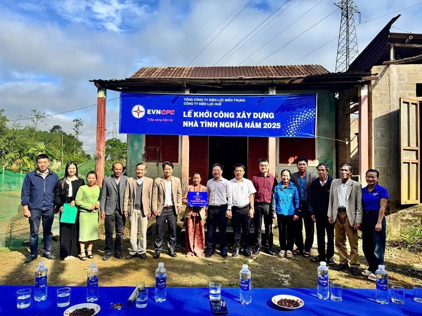 Điện lực Huế: Hỗ trợ xây dựng 5 nhà tình nghĩa