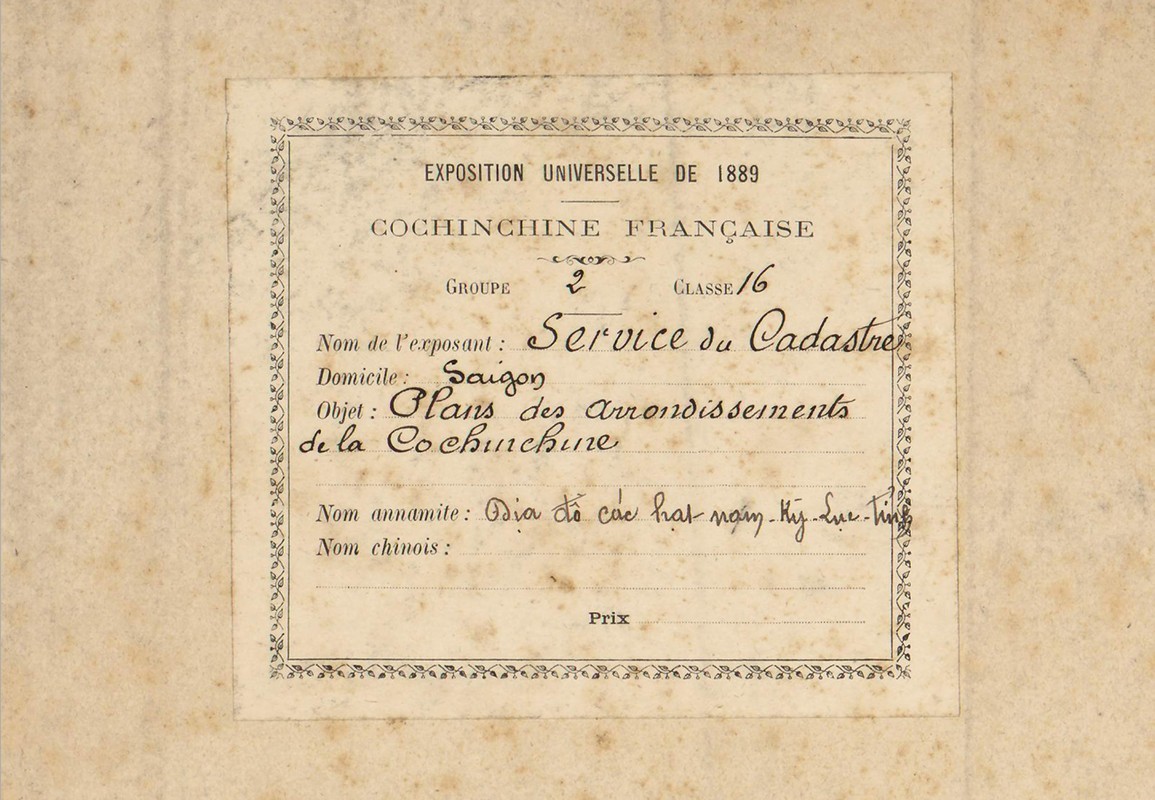 Lộ diện bản đồ cực quý hiếm về Nam Kỳ Lục Tỉnh