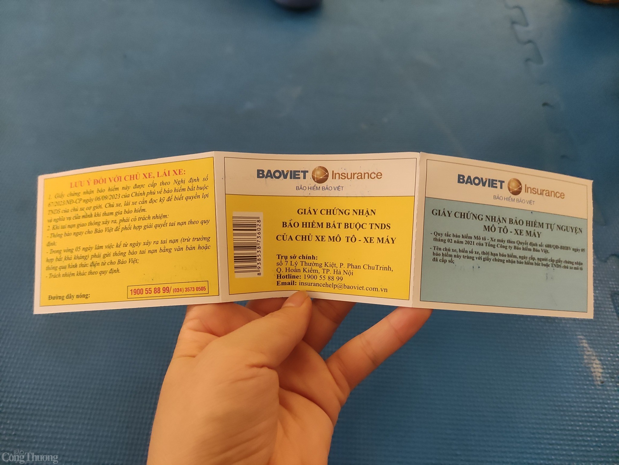 Bảo hiểm xe máy bắt buộc