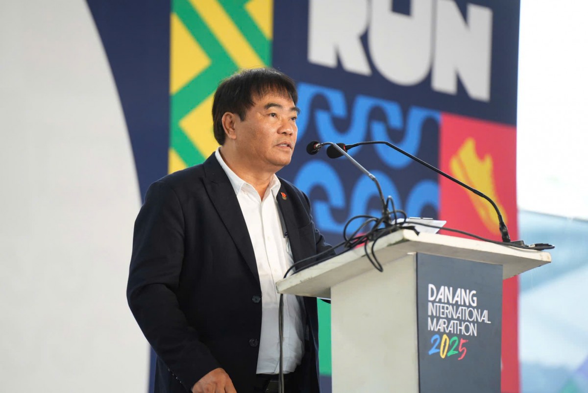  Ông Nguyễn Trọng Thao – Phó giám đốc Sở Văn hóa và Thể thao thành phố Đà Nẵng phát biểu tại lễ khai mạc