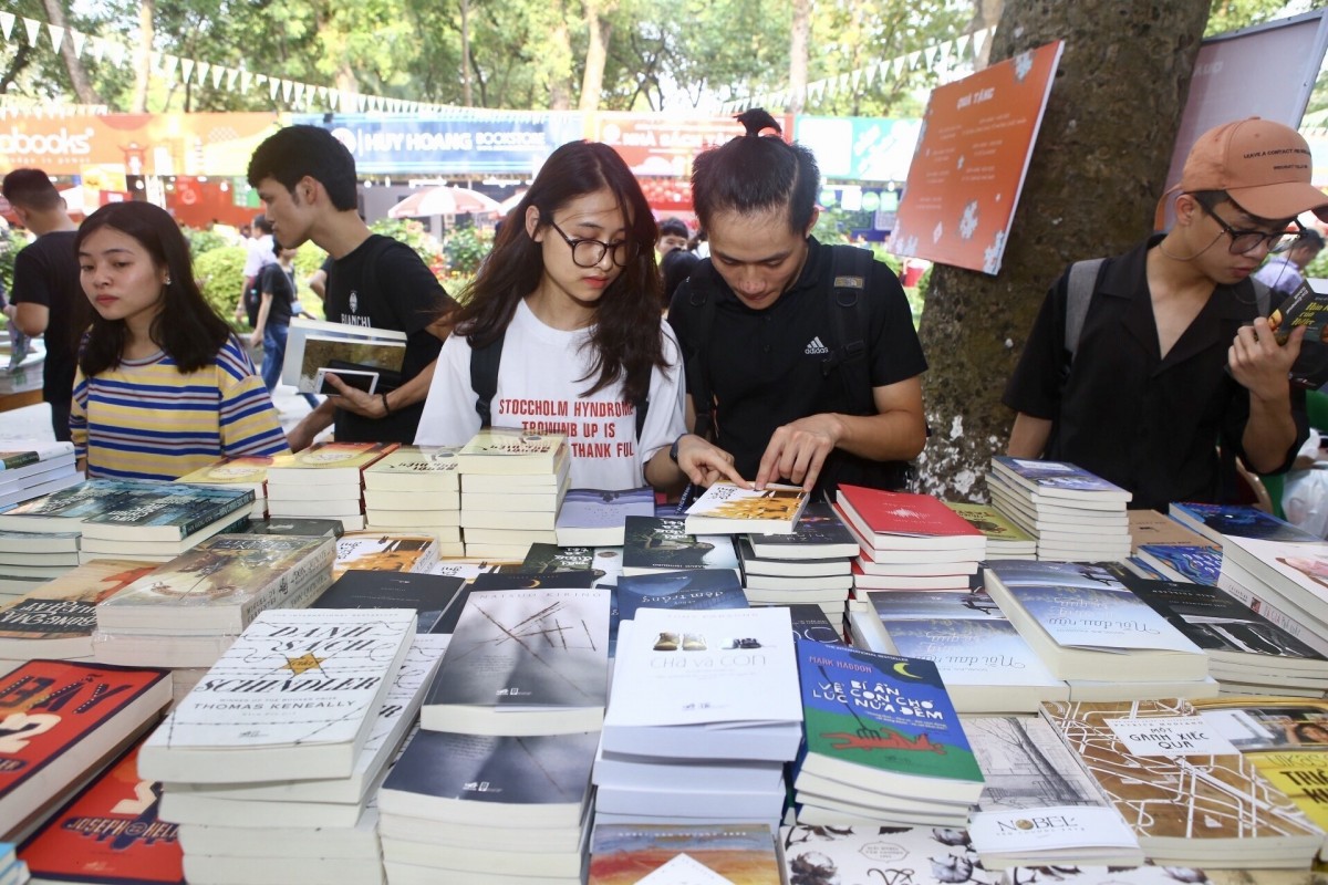 Ngày Sách và Văn hoá đọc sách năm 2025 sẽ tổ chức trên toàn quốc. Ảnh: TTXVN Ngày Sách và Văn hoá đọc sách năm 2025 sẽ tổ chức trên toàn quốc. Ảnh: TTXVN