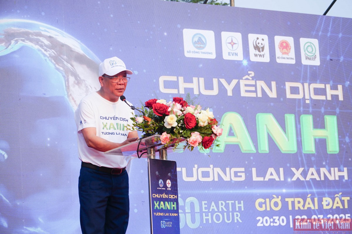 Phó Giám đốc Sở Công Thương thành phố Đà Nẵng phát động hưởng ứng tắt đèn trong Giờ Trái đất năm 2025 từ 20h30 - 21h30 hôm nay, 22/3