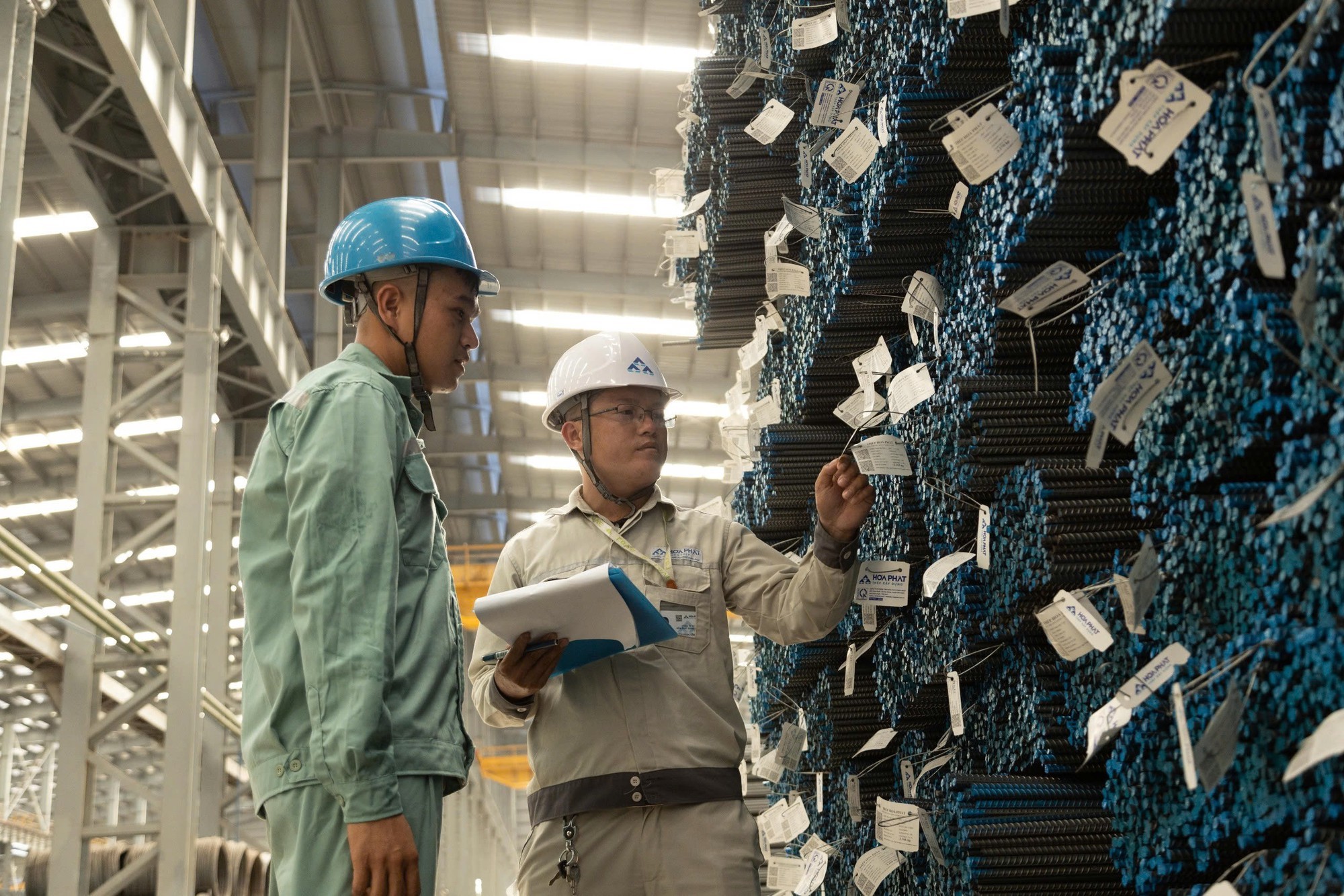 Thép là môt trong những mặt hàng vào tầm ngắm điều tra phòng vệ thương mại. Ảnh: Hoà Phát Thép là môt trong những mặt hàng vào tầm ngắm điều tra phòng vệ thương mại. Ảnh: Hoà Phát