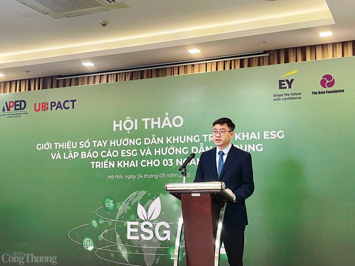 Thực hành ESG mang lại cơ hội tiếp cận nguồn tài chính xanh cho doanh nghiệp. Ảnh: Nguyễn Hoà Thực hành ESG mang lại cơ hội tiếp cận nguồn tài chính xanh cho doanh nghiệp. Ảnh: Nguyễn Hoà