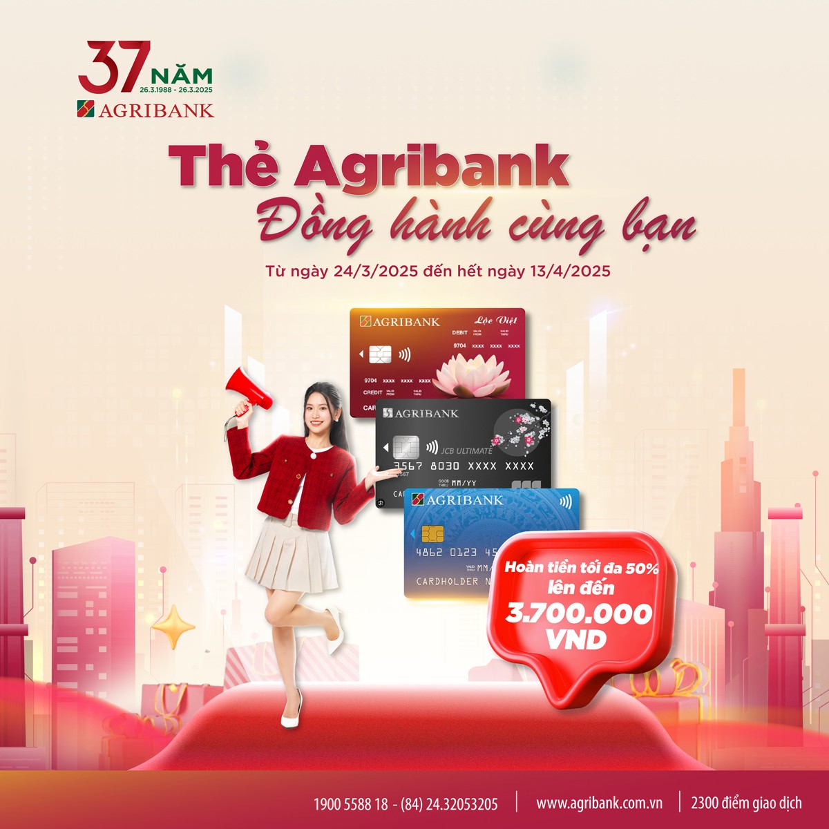 Agribank tri ân khách hàng với hơn 13.700 phần quà hấp dẫn