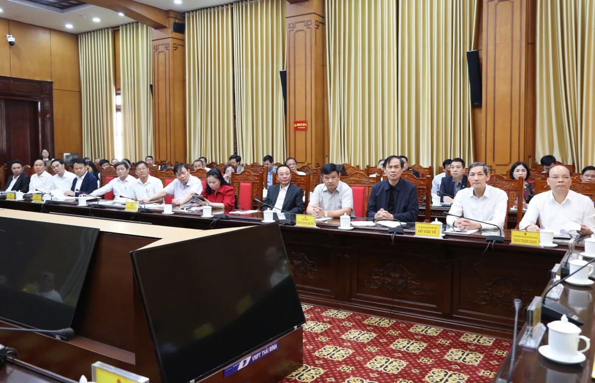 Hội nghị đối thoại doanh nghiệp tỉnh Thái Bình